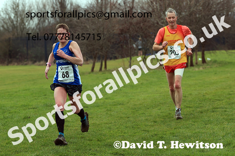 Womens 35s and over and Mens 65 and Over, 2025 NEMAA Cross Country Champs., Acklam, Middlesbrough. Photo: David T. Hewitson/Sports for All Pics